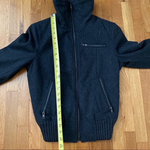 {Express} Grey Wool Jacket - Picture 9 of 10